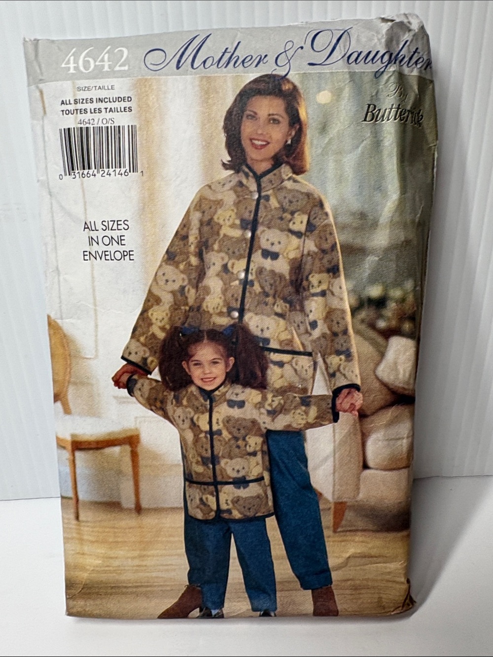 Butterick Pattern 4642 Mother & Daughter Jacket & Pants